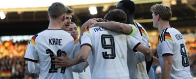 Deutsche U21-Männer feiert einen Sieg